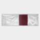 Vistara VII Crimson & White Crinkle Texture Acrylic 3D Wall Art