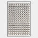 Parella White Slit Disc Grid Acrylic 3D Wall Art
