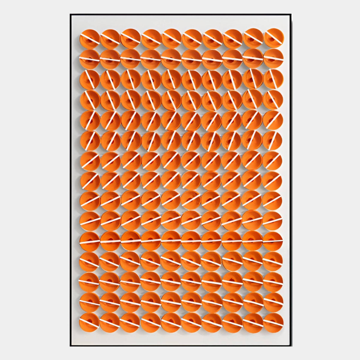 Parella Orange Slit Disc 3D Acrylic... | Giant Sculptures