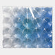 Dromara Sky Mist Gradient Acrylic 3D Wall Art featuring layered acrylic domes in a grid of white-to-sky-blue gradient tones within a clear acrylic box frame.