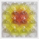 Dromara Lemon Fire Fade Acrylic Square 3D Wall Art