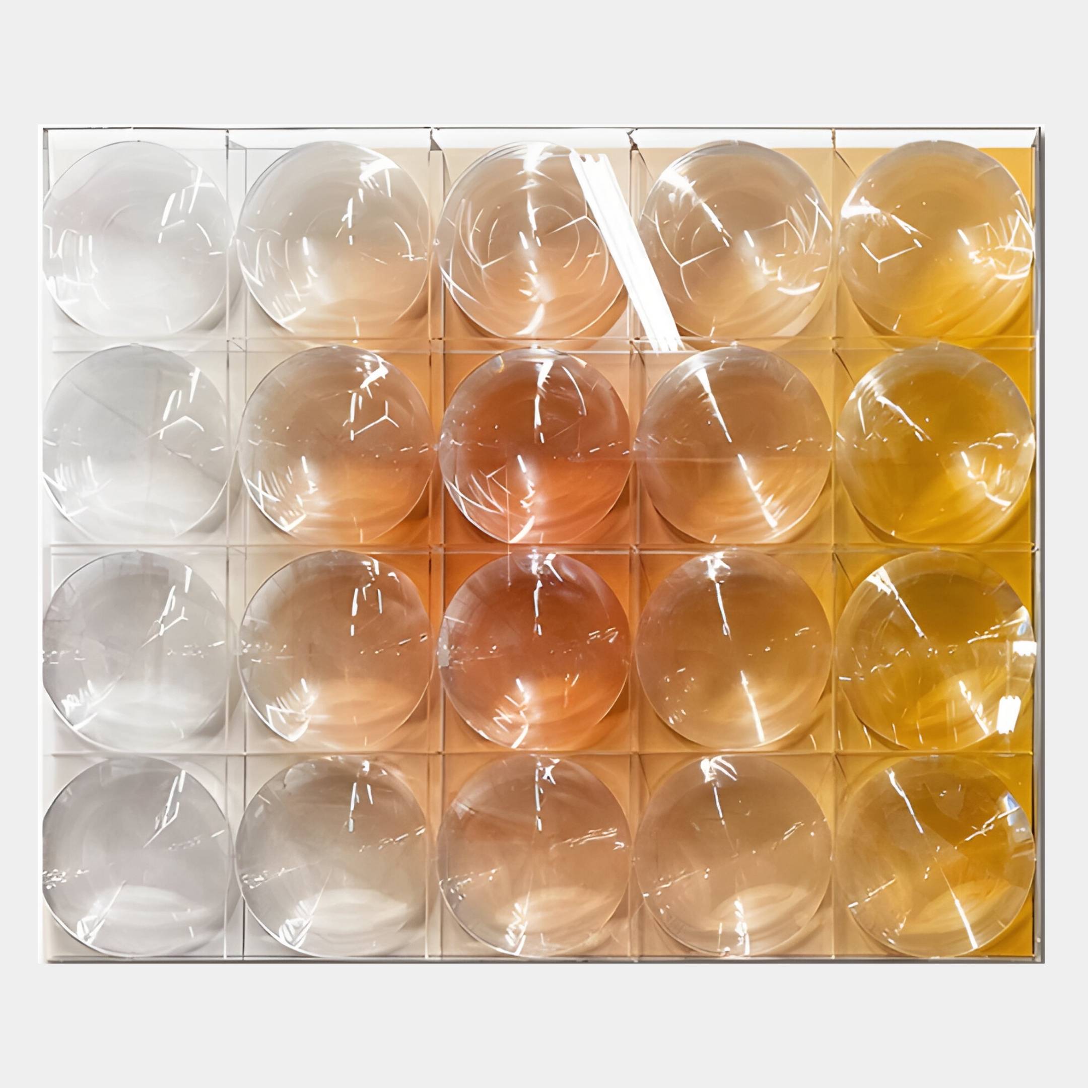 Dromara Amber Gradient Acrylic 3D Wall Art