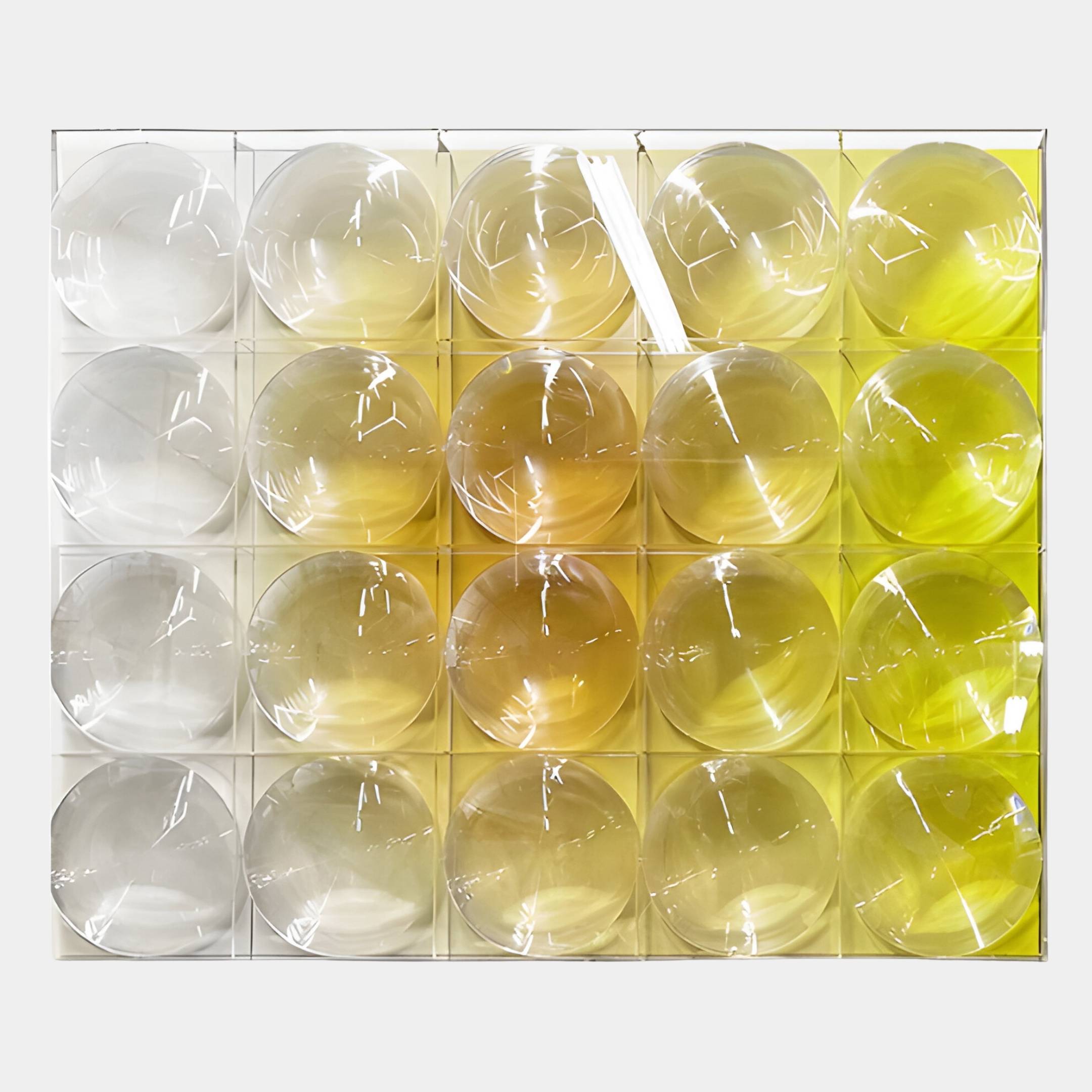 Dromara Lemon Gradient Acrylic 3D Wall Art