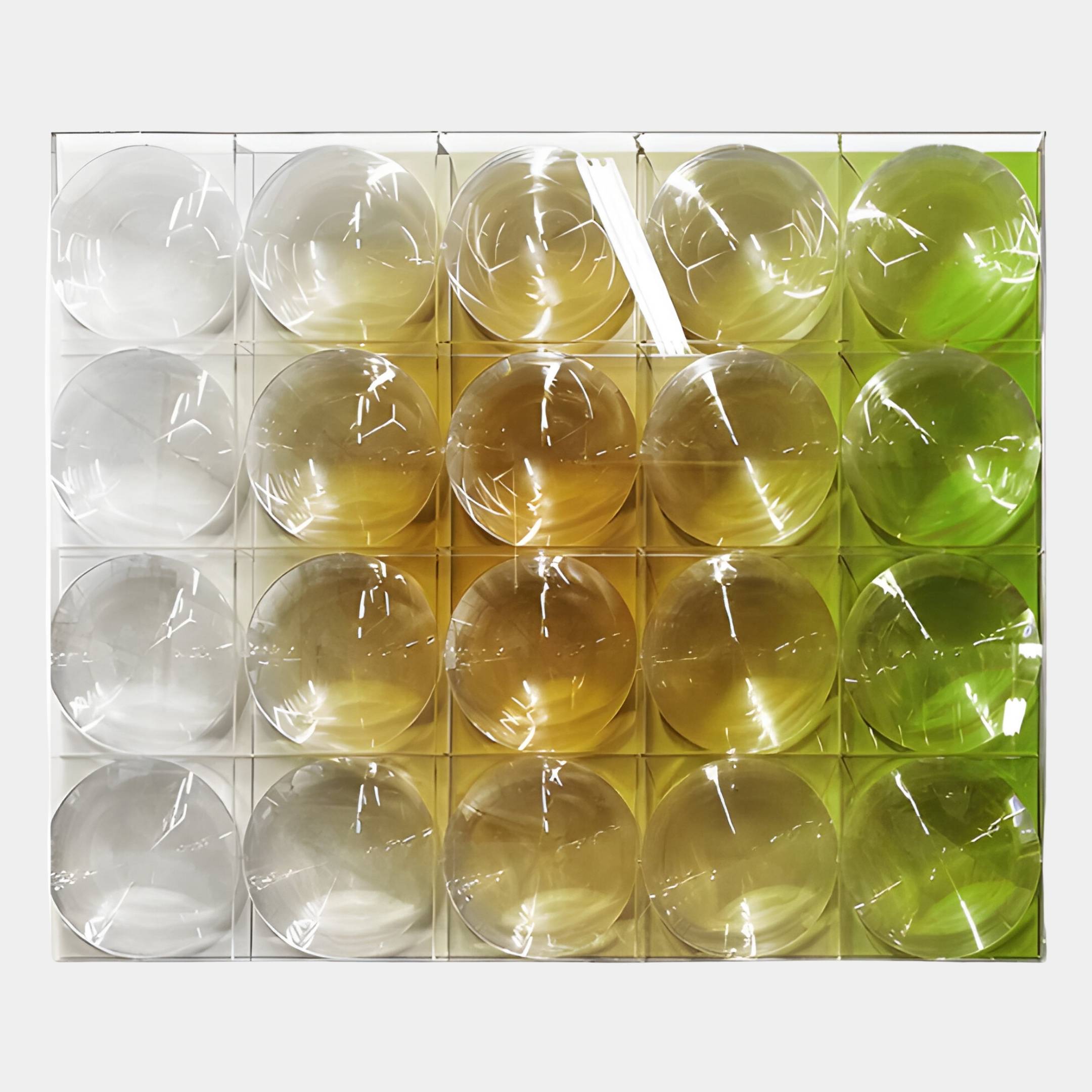 Dromara Lime Tint Gradient Acrylic 3D Wall Art