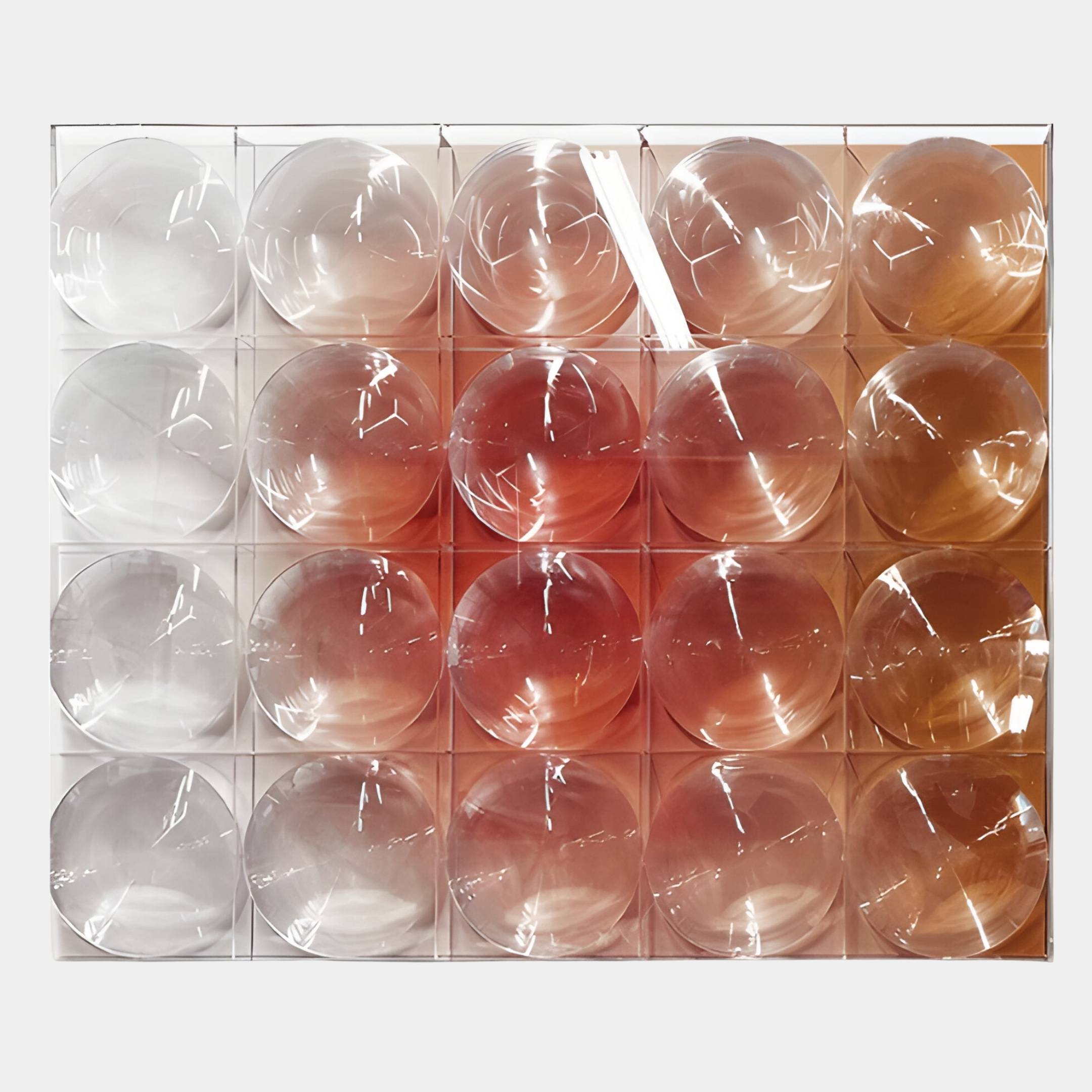 Dromara Rose Gradient Acrylic 3D Wall Art