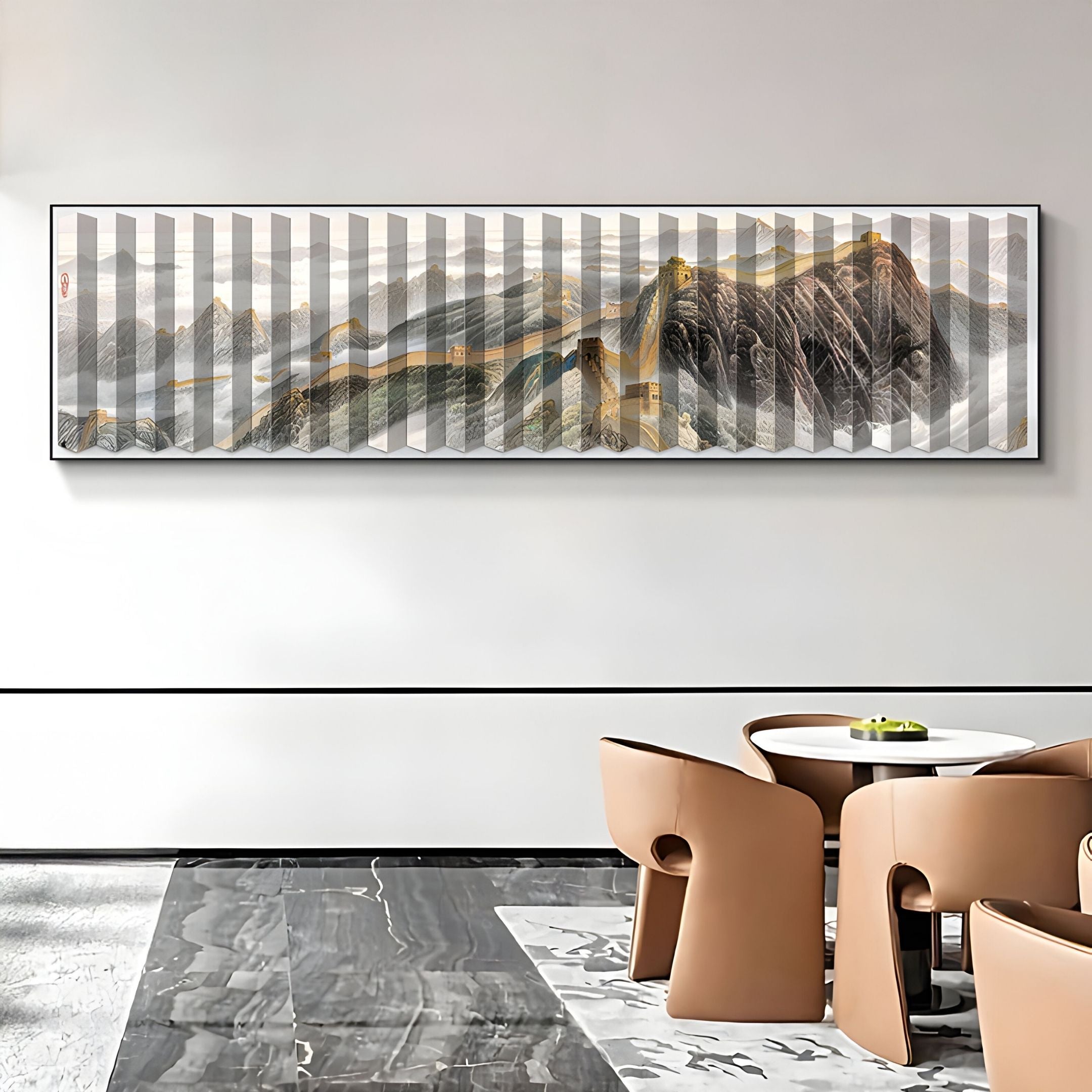 Foldscape Great Wall Landscape Acrylic 3D Wall Art
