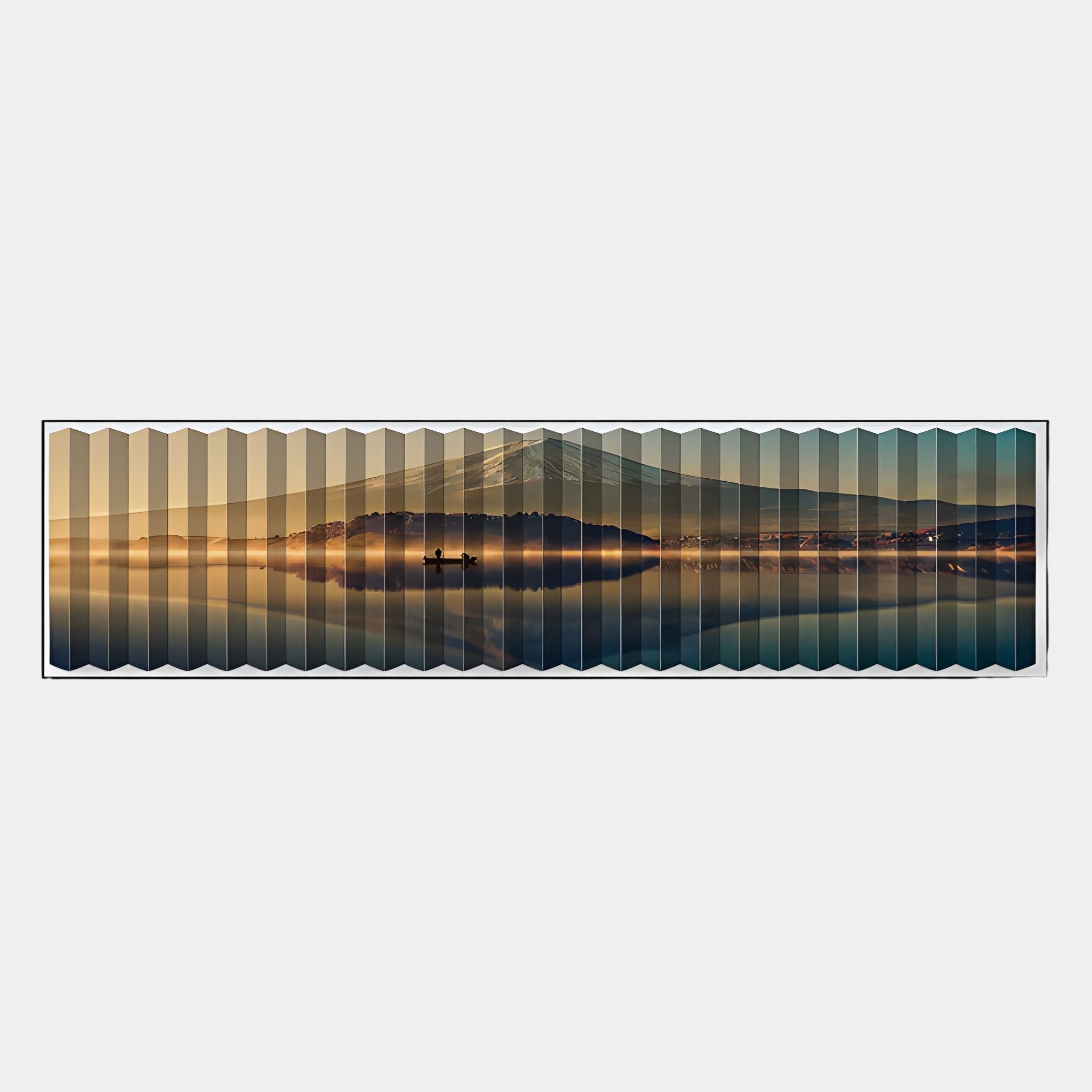Foldscape Mount Fuji Reflection Acrylic 3D Wall Art