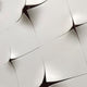 Stellure Sage Green & White Folded Acrylic 3D Wall Art