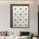 Stellure Sage Green & White Folded Acrylic 3D Wall Art