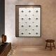 Stellure Taupe Brown & White Folded Acrylic 3D Wall Art