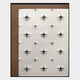 Stellure Taupe Brown & White Folded Acrylic 3D Wall Art