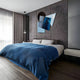 Orbigrad Blue Overlay Geometric Acrylic 3D Wall Art