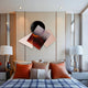 Orbigrad Amber Overlay Geometric Acrylic 3D Wall Art