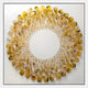 Maravue Warm Gold Petal Cluster Acrylic 3D Wall Art