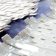 Tressala Indigo Wave Layered Acrylic 3D Wall Art