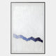 Tressala Indigo Wave Layered Acrylic 3D Wall Art