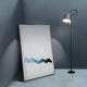 Tressala Aqua Fade Layered Acrylic 3D Wall Art