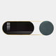 Modvara Charcoal Black Fusion Acrylic & Leather Wall Art