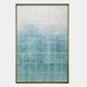 Clarique Aqua Vista Grid Acrylic 3D Wall Art