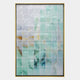 Clarique Green & Amber Vein Grid Acrylic 3D Wall Art
