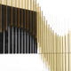 Oscavue I White & Black Ripple Acrylic 3D Wall Art