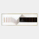 Oscavue II White & Black Ripple Acrylic 3D Wall Art
