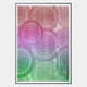 Cirvesta Rose Gradient Ripple Acrylic 3D Wall Art