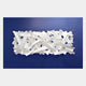 Stravira Blue I Sculptural White Metal 3D Wall Art