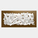 Stravira Copper II Sculptural White Metal 3D Wall Art