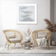 Linscend Silver Ripple Slatted Acrylic 3D Wall Art
