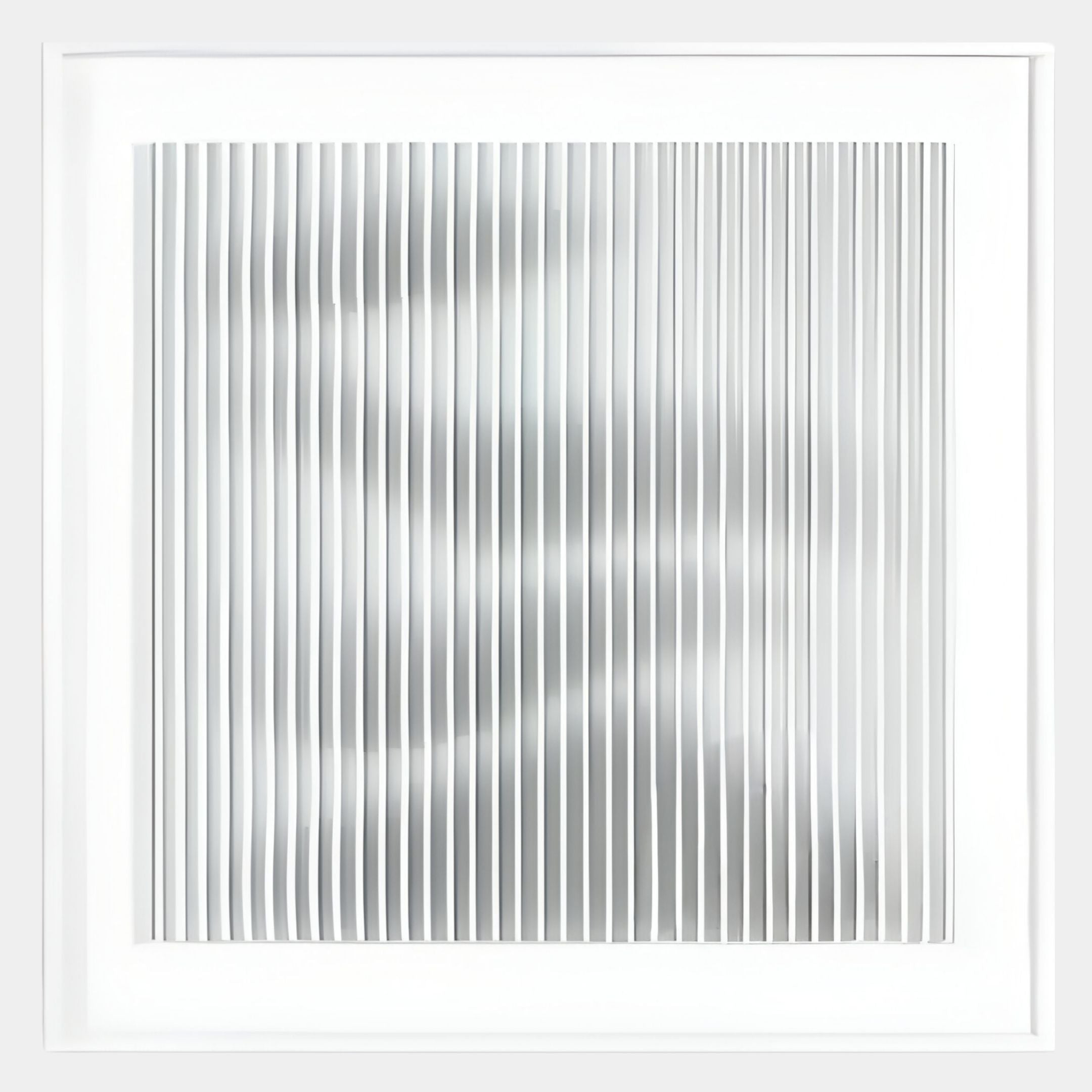 Linscend Silver Ripple Slatted Acrylic 3D Wall Art