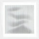 Linscend Silver Ripple Slatted Acrylic 3D Wall Art