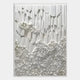 Tessara Ivory Organic Drape Felt 3D Wall Art