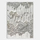 Tessara Ivory Organic Ripple Relief Felt 3D Wall Art