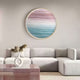 Orbiven Rose & Aqua Gradient Acrylic 3D Wall Art