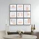 Terracube 9-Set Hand-Painted Framed Acrylic 3D Wall Art