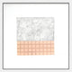 Terracube VII Hand-Painted Framed Acrylic 3D Wall Art