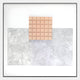 Terracube X Hand-Painted Framed Acrylic 3D Wall Art