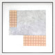 Terracube XI Hand-Painted Framed Acrylic 3D Wall Art