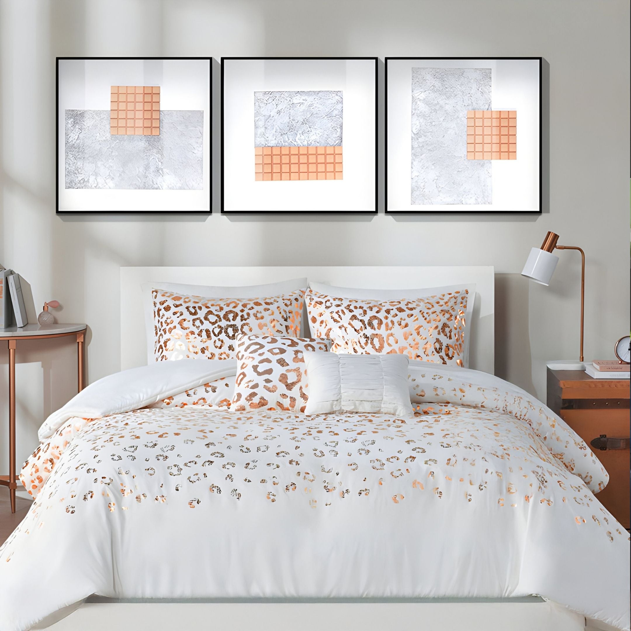 Terracube X Hand-Painted Framed Acrylic 3D Wall Art
