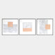 Terracube 3-Set Hand-Painted Framed Acrylic 3D Wall Art - Type VI,VII,X