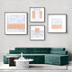 Terracube 4-Set Hand-Painted Framed Acrylic 3D Wall Art - Fixed Sizes