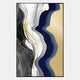 Veridra Black & Gold Flow Acrylic 3D Wall Art