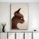 Panthra Cocoa Brown Acrylic Stripe 3D Wall Art