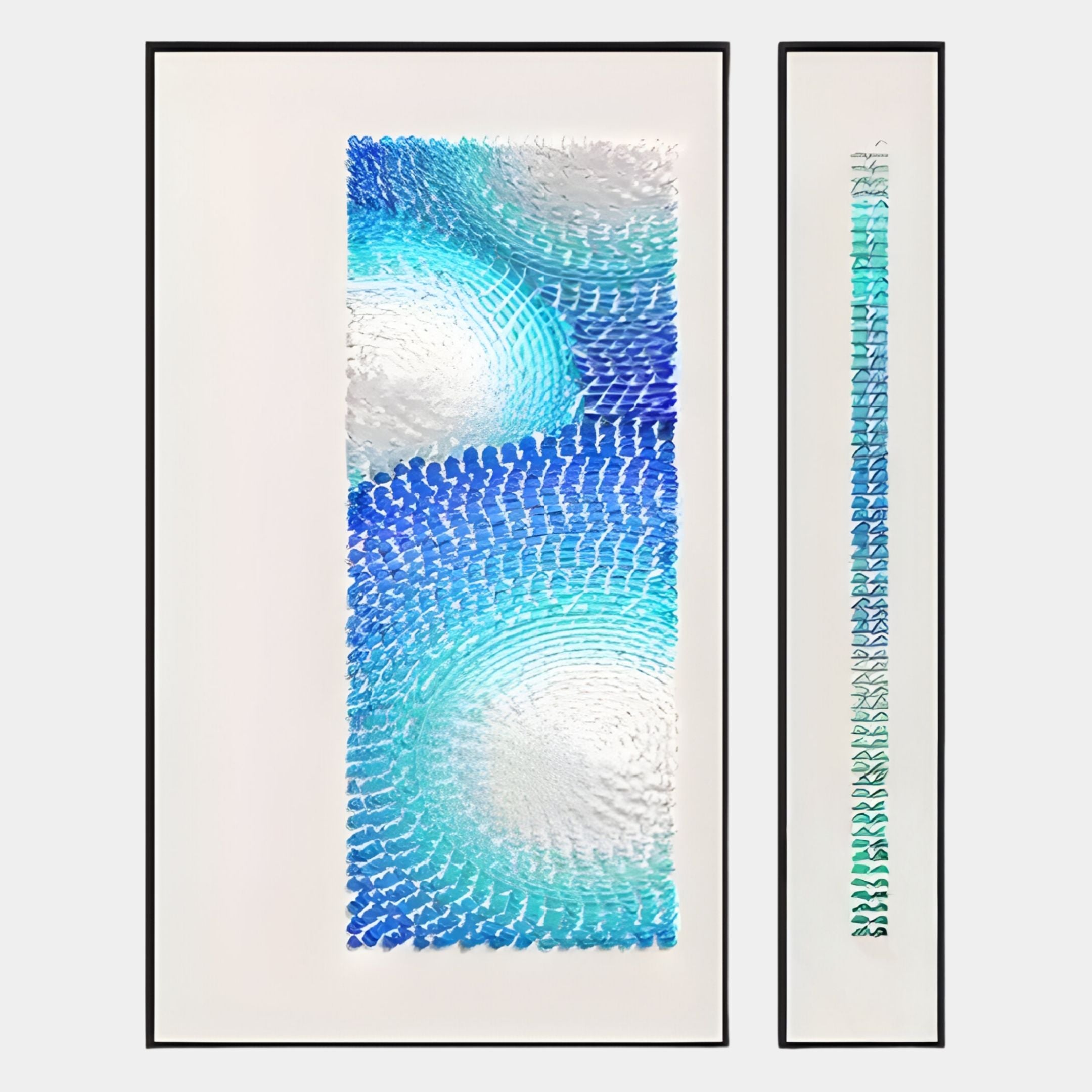 Virelium 2-Set Azure Gradient II Acrylic 3D Wall Art