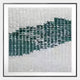 Fractura Emerald Green Square 3D Acrylic Wall Art