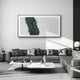 Fractura Emerald Green Wide 3D Acrylic Wall Art