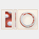 Virelium 3-Set Flame Gradient Double Ring II Acrylic 3D Wall Art