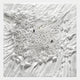 Velorra Pearl White Bloom Ribbon Frameless 3D Wall Art