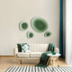 Nuvora Green Gradient Cluster 3D Acrylic Wall Art